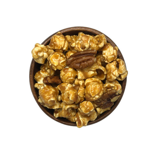 Caramel Popcorn with Pecans