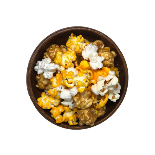 Cheese, Caramel and Plain Popcorn